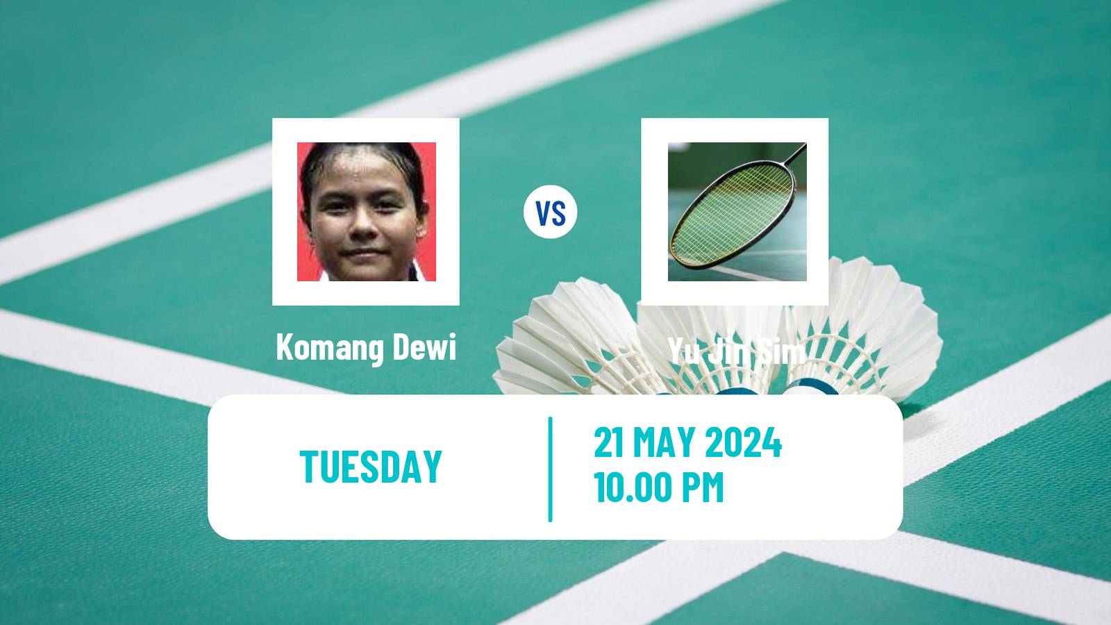 Badminton BWF World Tour Malaysia Masters Women Komang Dewi - Yu Jin Sim