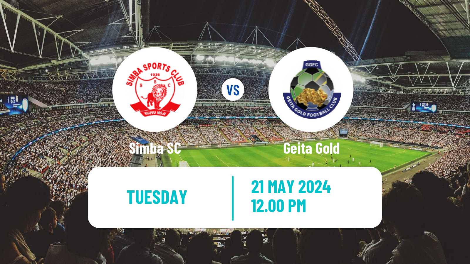 Soccer Tanzanian Premier League Simba - Geita Gold