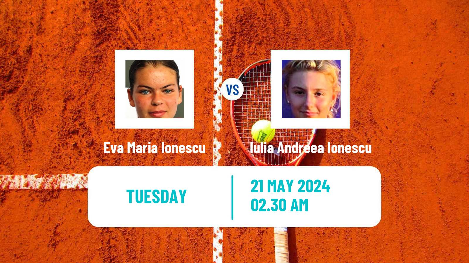 Tennis ITF W15 Bucharest 2 Women Eva Maria Ionescu - Iulia Andreea Ionescu