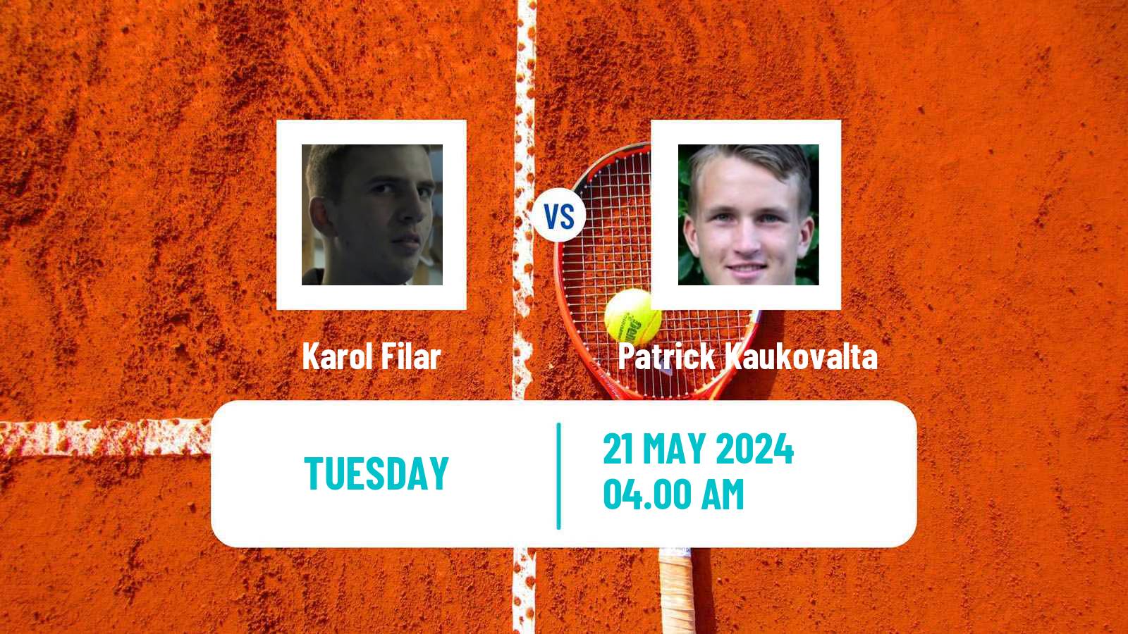 Tennis ITF M15 Celje Men Karol Filar - Patrick Kaukovalta