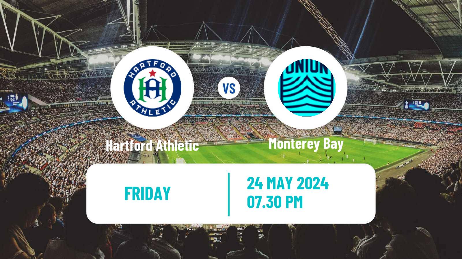 Soccer USL Championship Hartford Athletic - Monterey Bay