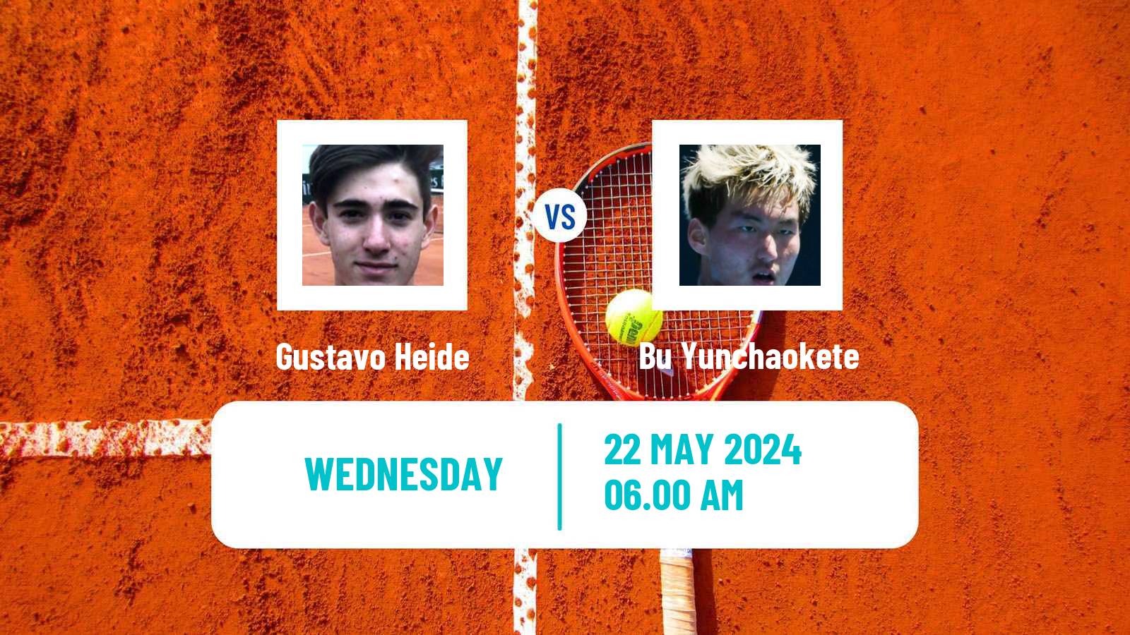 Tennis ATP Roland Garros Gustavo Heide - Bu Yunchaokete