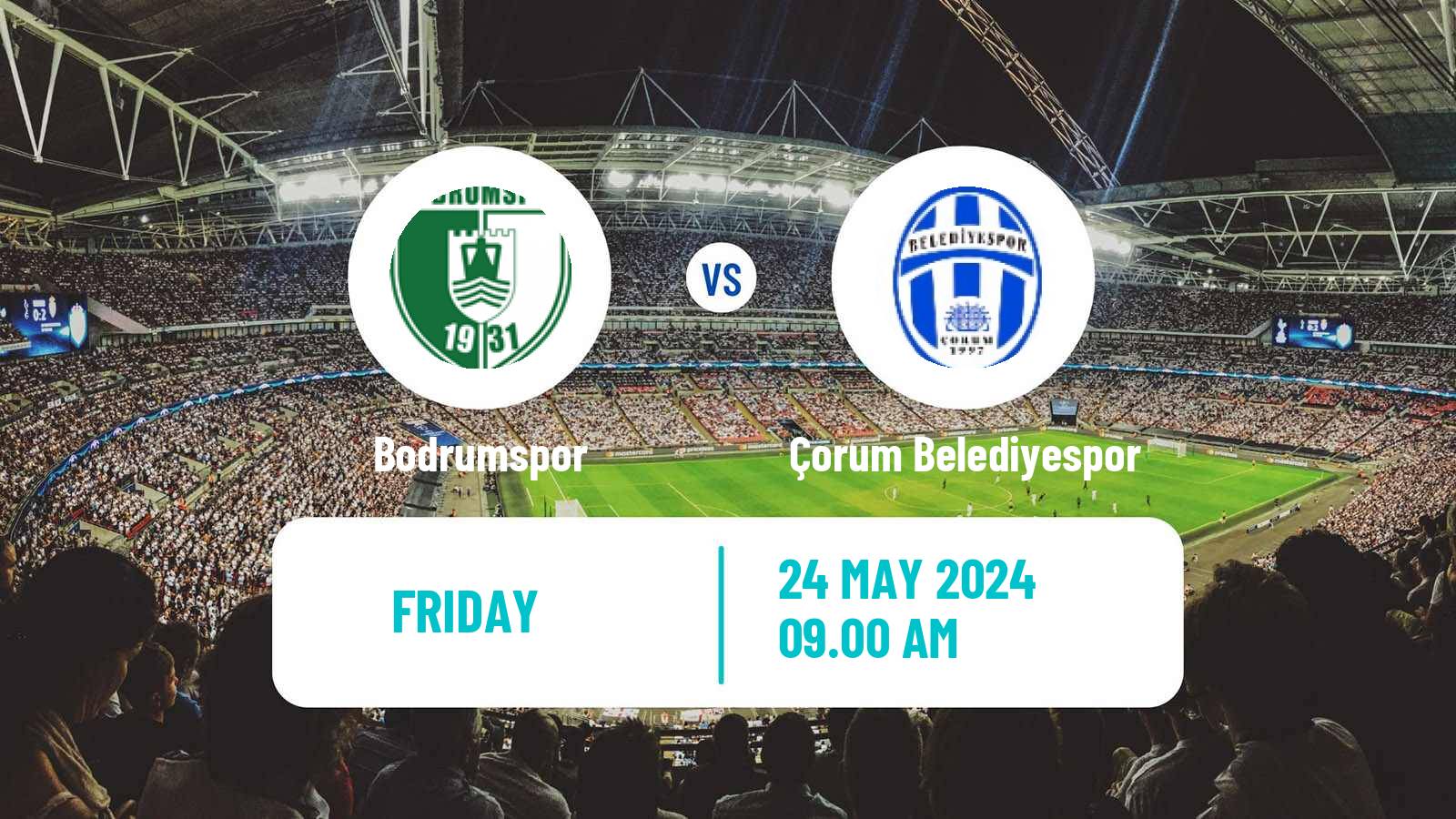 Soccer Turkish First League Bodrumspor - Çorum