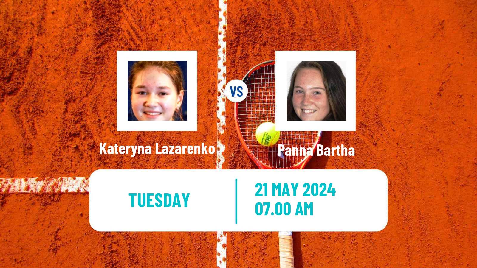 Tennis ITF W15 Bol Women Kateryna Lazarenko - Panna Bartha