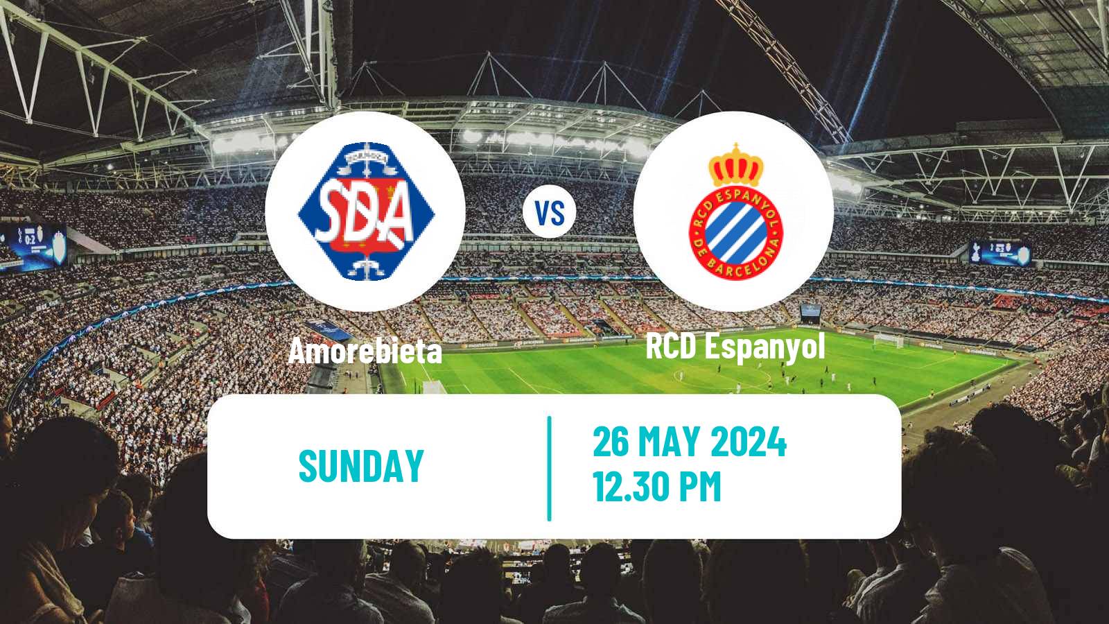 Soccer Spanish LaLiga2 Amorebieta - Espanyol
