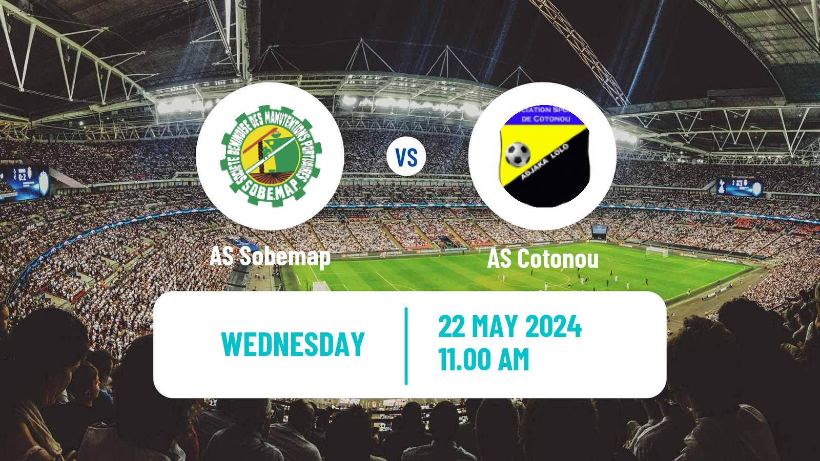 Football Benin Ligue 1 AS Sobemap - AS Cotonou
