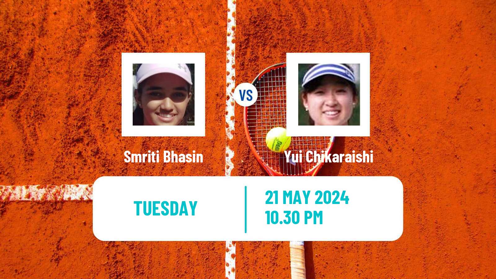 Tennis ITF W15 Fukui Women Smriti Bhasin - Yui Chikaraishi