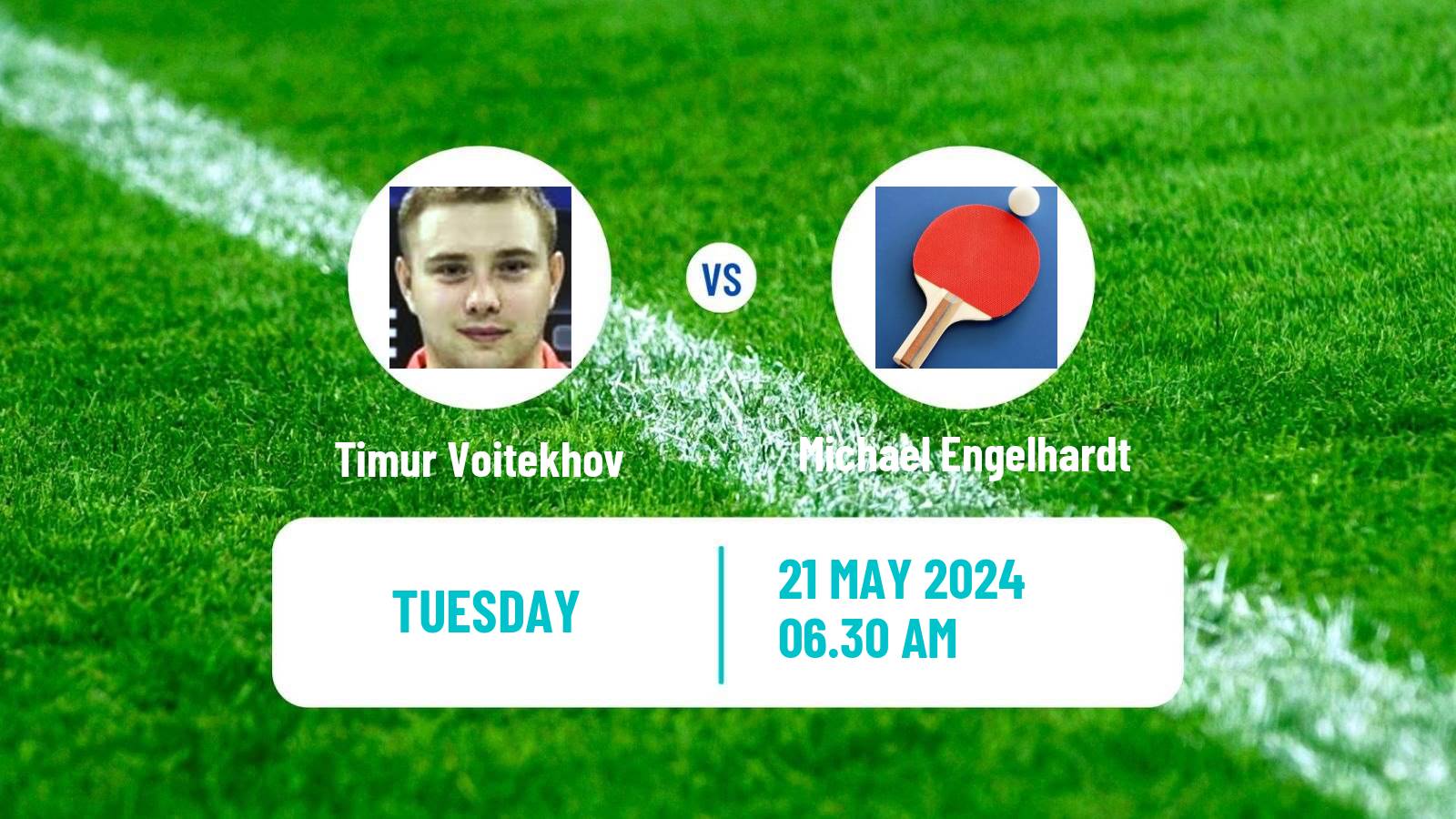 Table tennis Challenger Series Men Timur Voitekhov - Michael Engelhardt