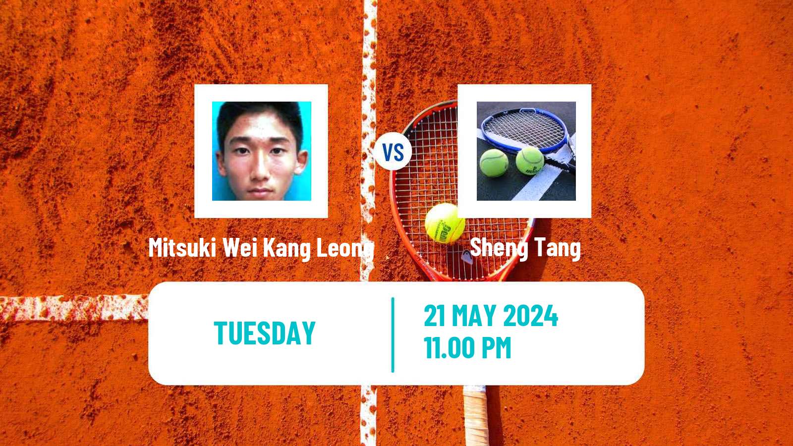 Tennis ITF M25 Anning Men Mitsuki Wei Kang Leong - Sheng Tang