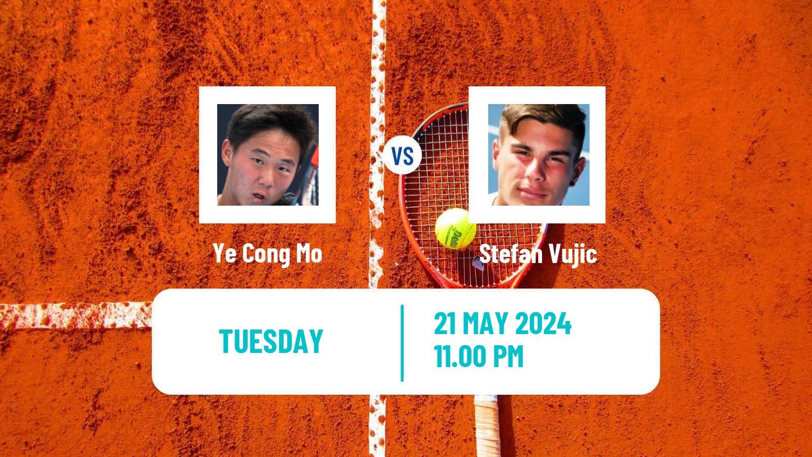 Tennis ITF M25 Anning Men Ye Cong Mo - Stefan Vujic