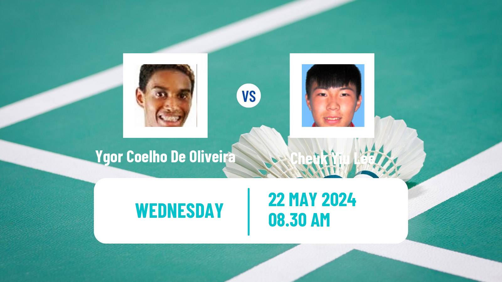 Badminton BWF World Tour Malaysia Masters Men Ygor Coelho De Oliveira - Cheuk Yiu Lee