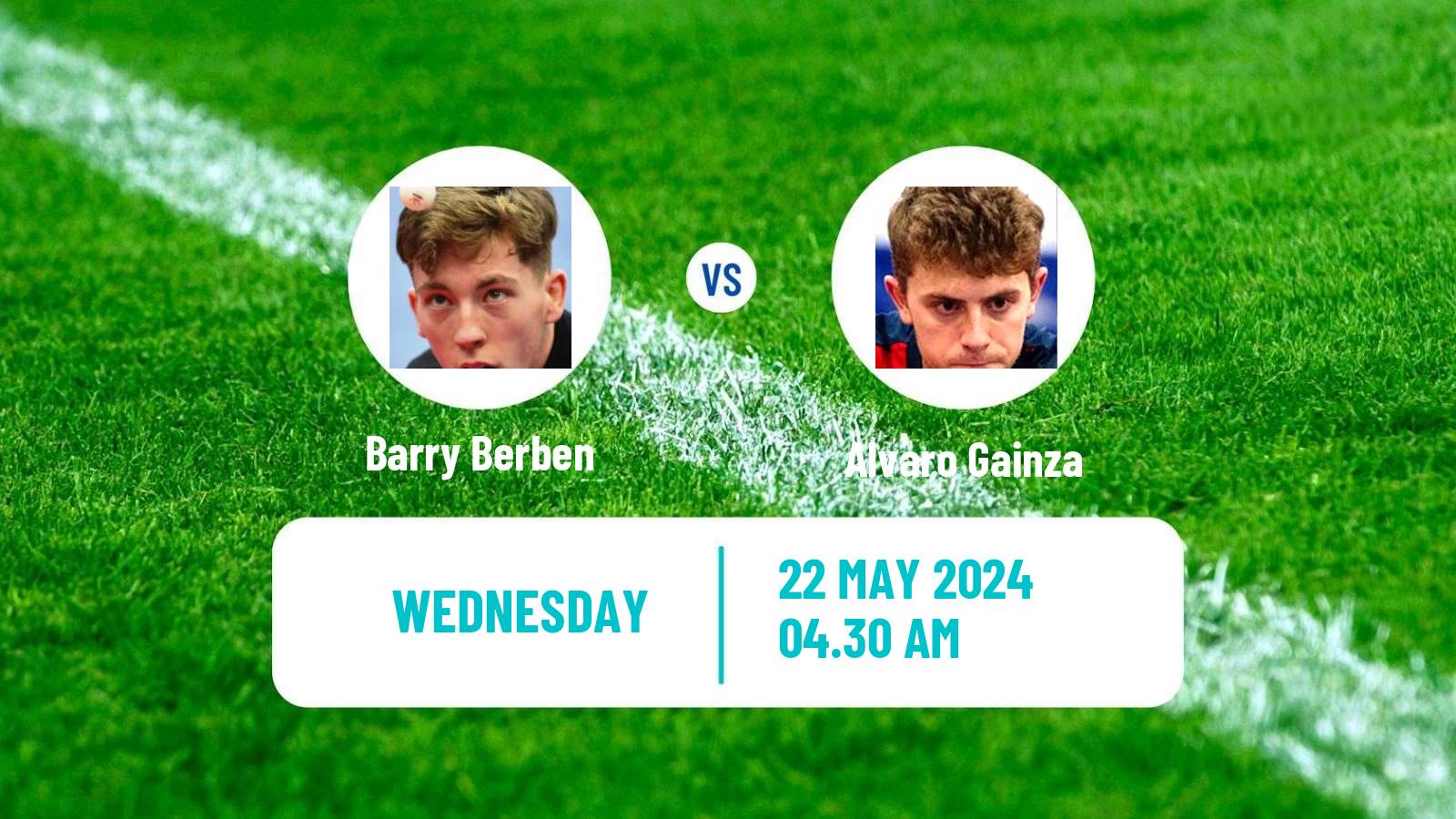 Table tennis Tt Star Series Men Barry Berben - Alvaro Gainza