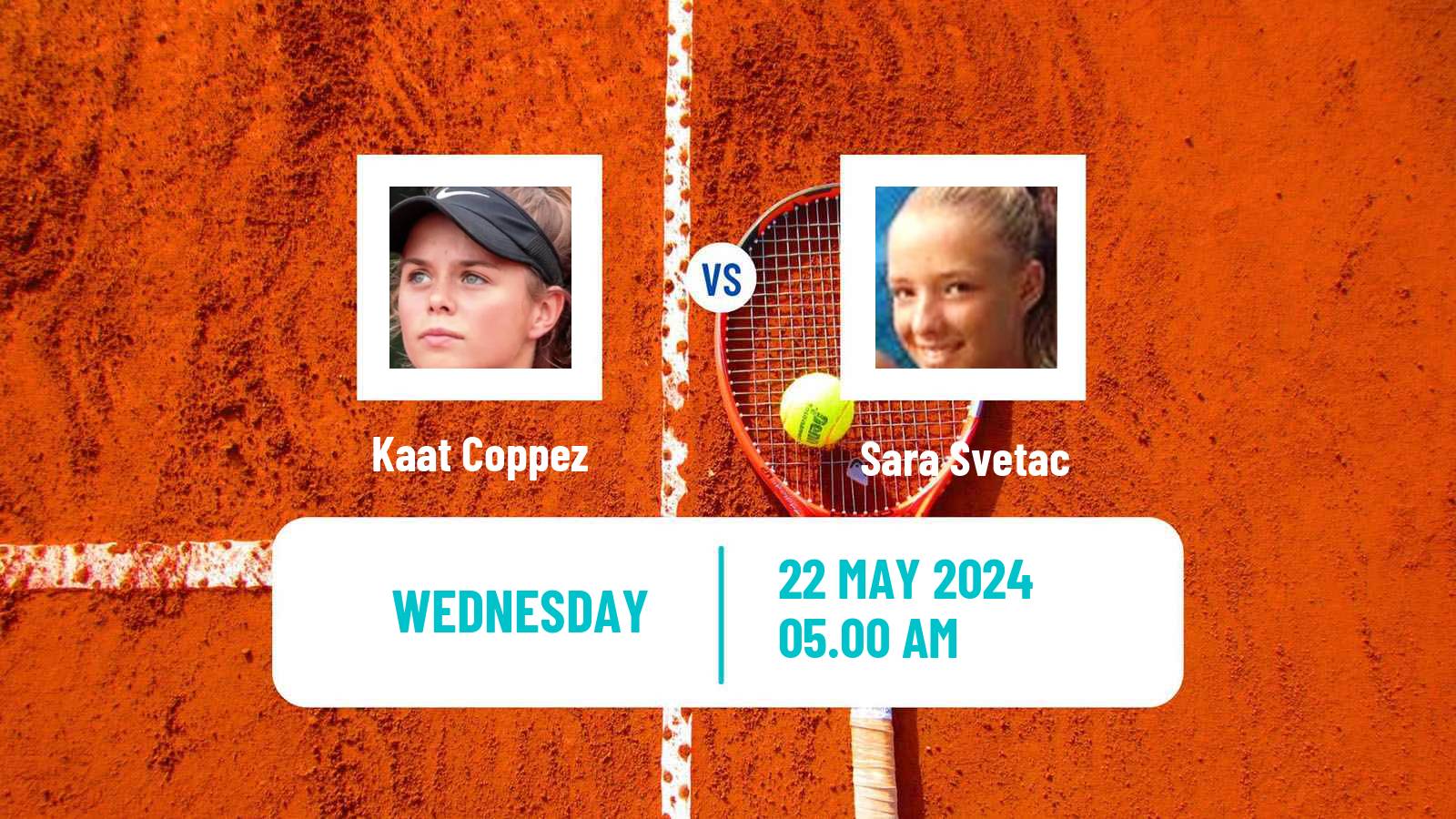 Tennis ITF W15 Bol Women Kaat Coppez - Sara Svetac