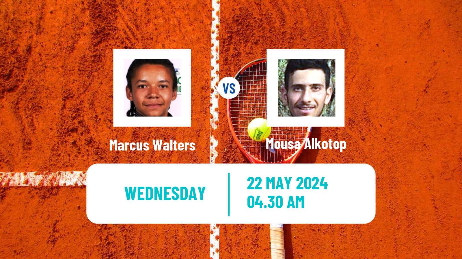 Tennis ITF M15 Monastir 21 Men Marcus Walters - Mousa Alkotop