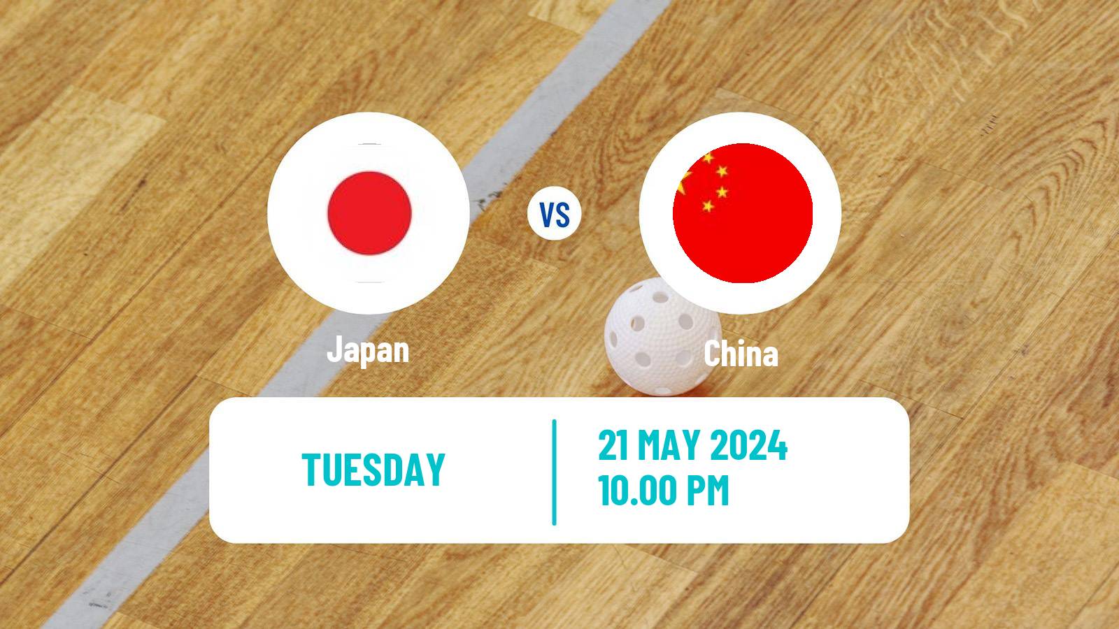 Floorball World Championship Floorball Japan - China