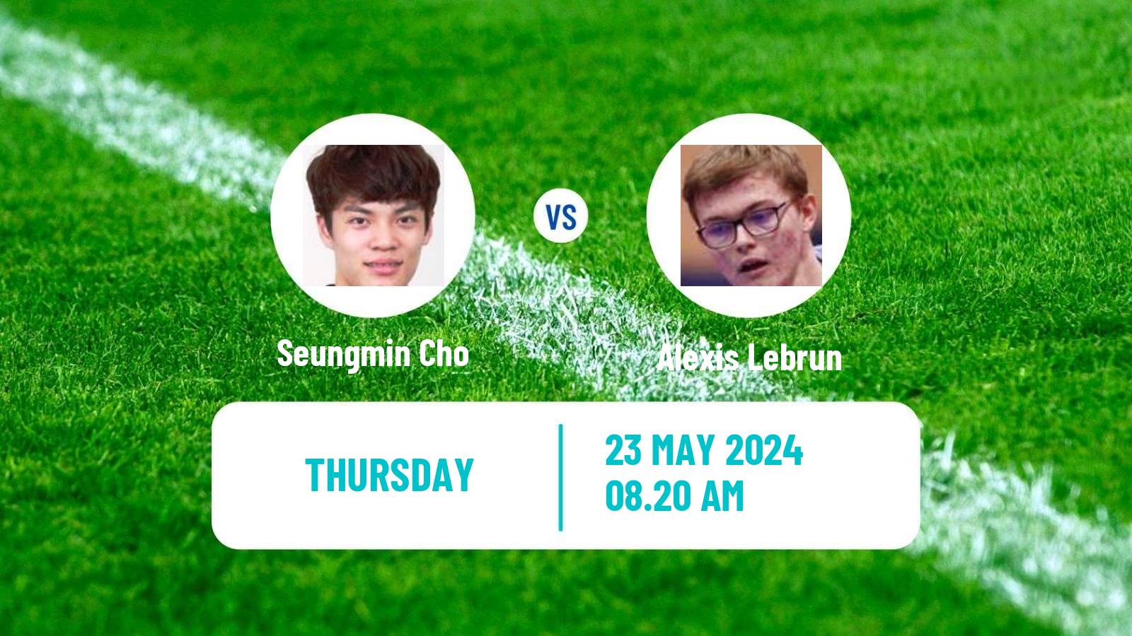 Table tennis Wtt Contender Taiyuan Men Seungmin Cho - Alexis Lebrun