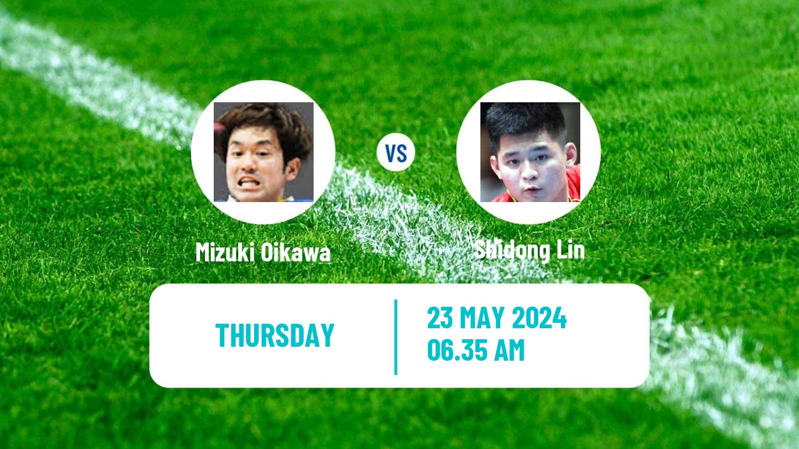 Table tennis Wtt Contender Taiyuan Men Mizuki Oikawa - Shidong Lin