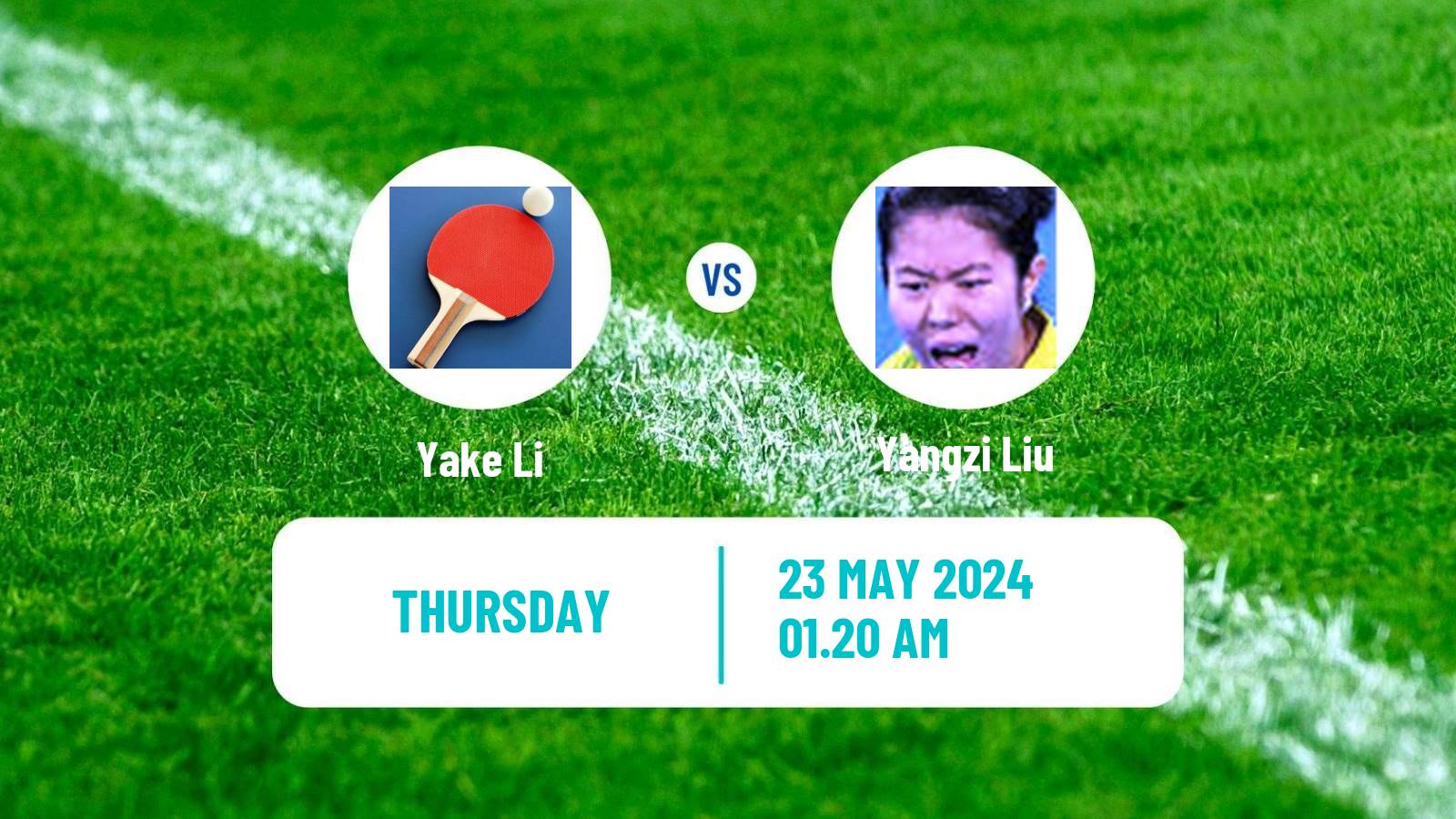 Table tennis Wtt Contender Taiyuan Women Yake Li - Yangzi Liu