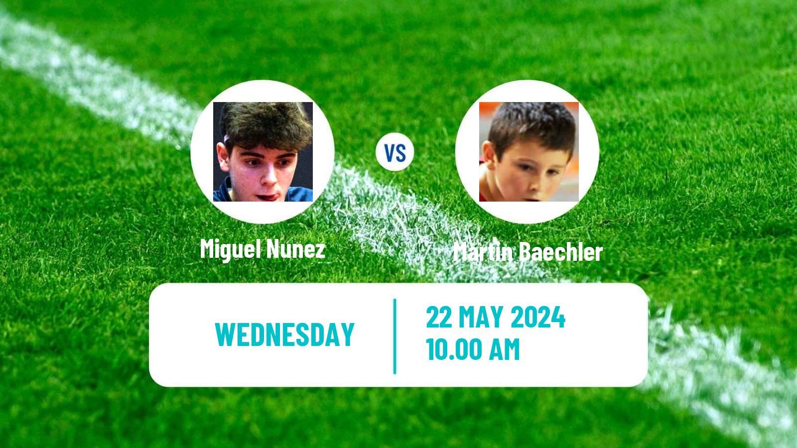 Table tennis Tt Star Series Men Miguel Nunez - Martin Baechler