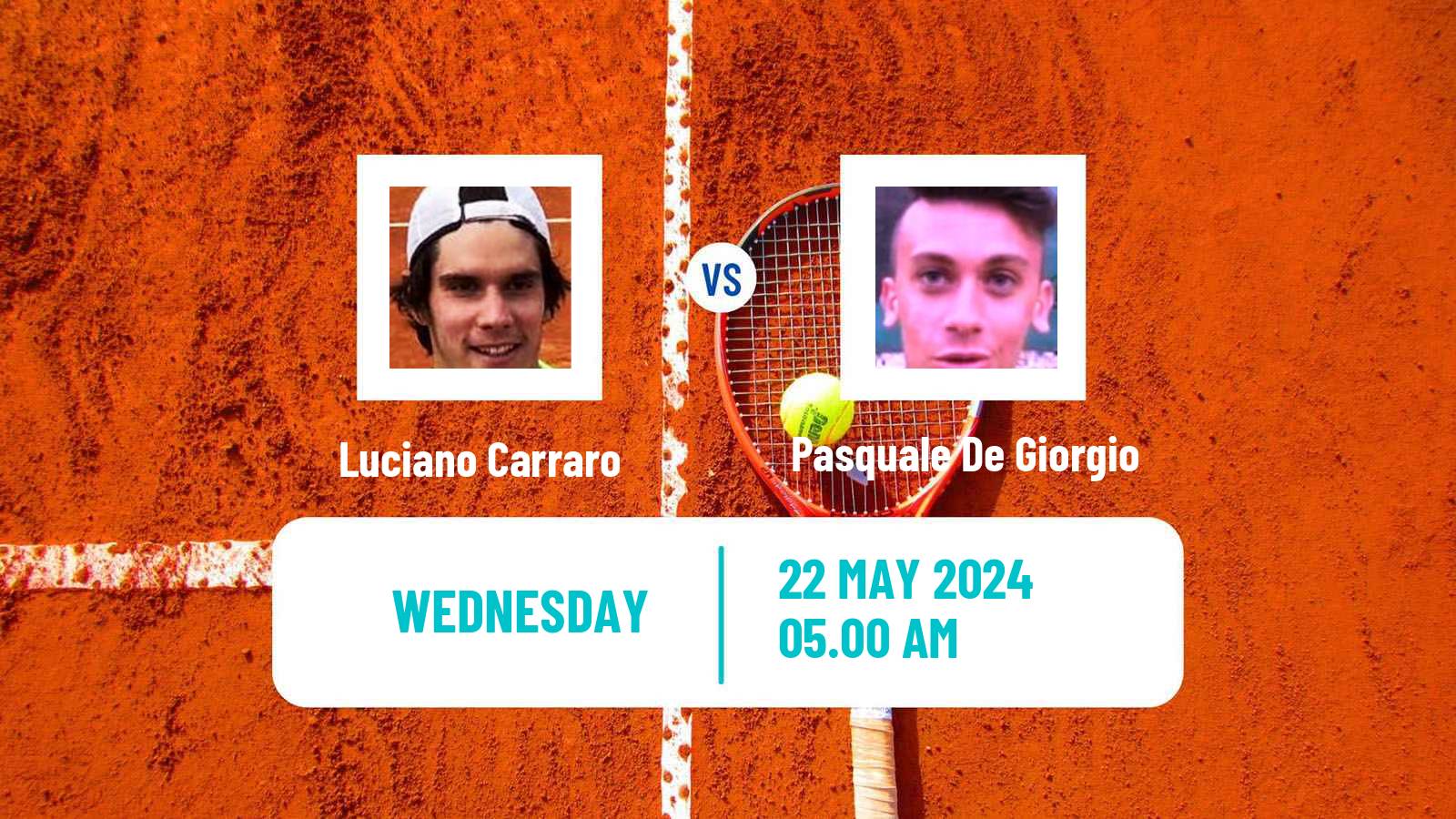 Tennis ITF M15 Cervia Men Luciano Carraro - Pasquale De Giorgio