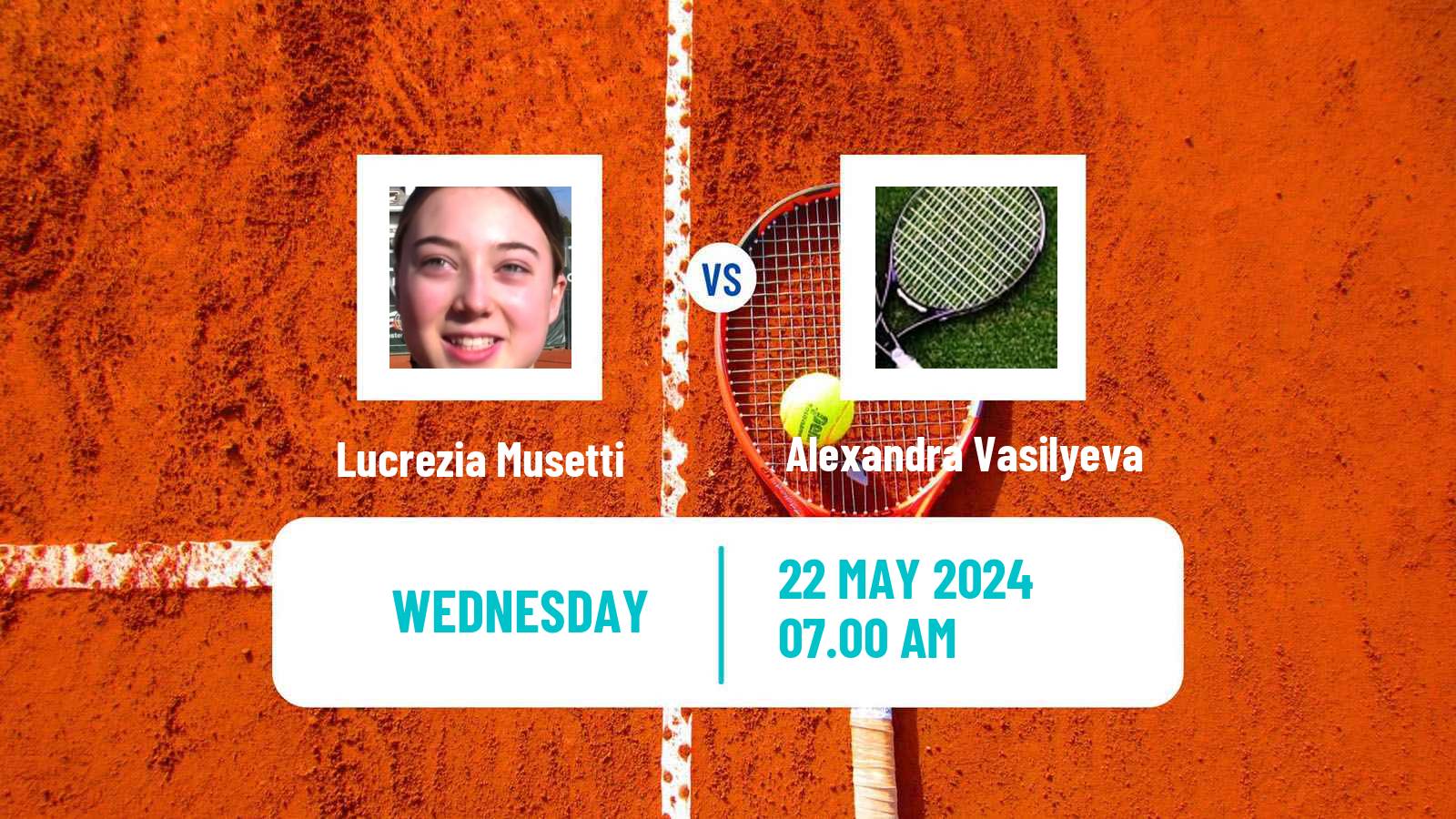 Tennis ITF W15 Bol Women Lucrezia Musetti - Alexandra Vasilyeva