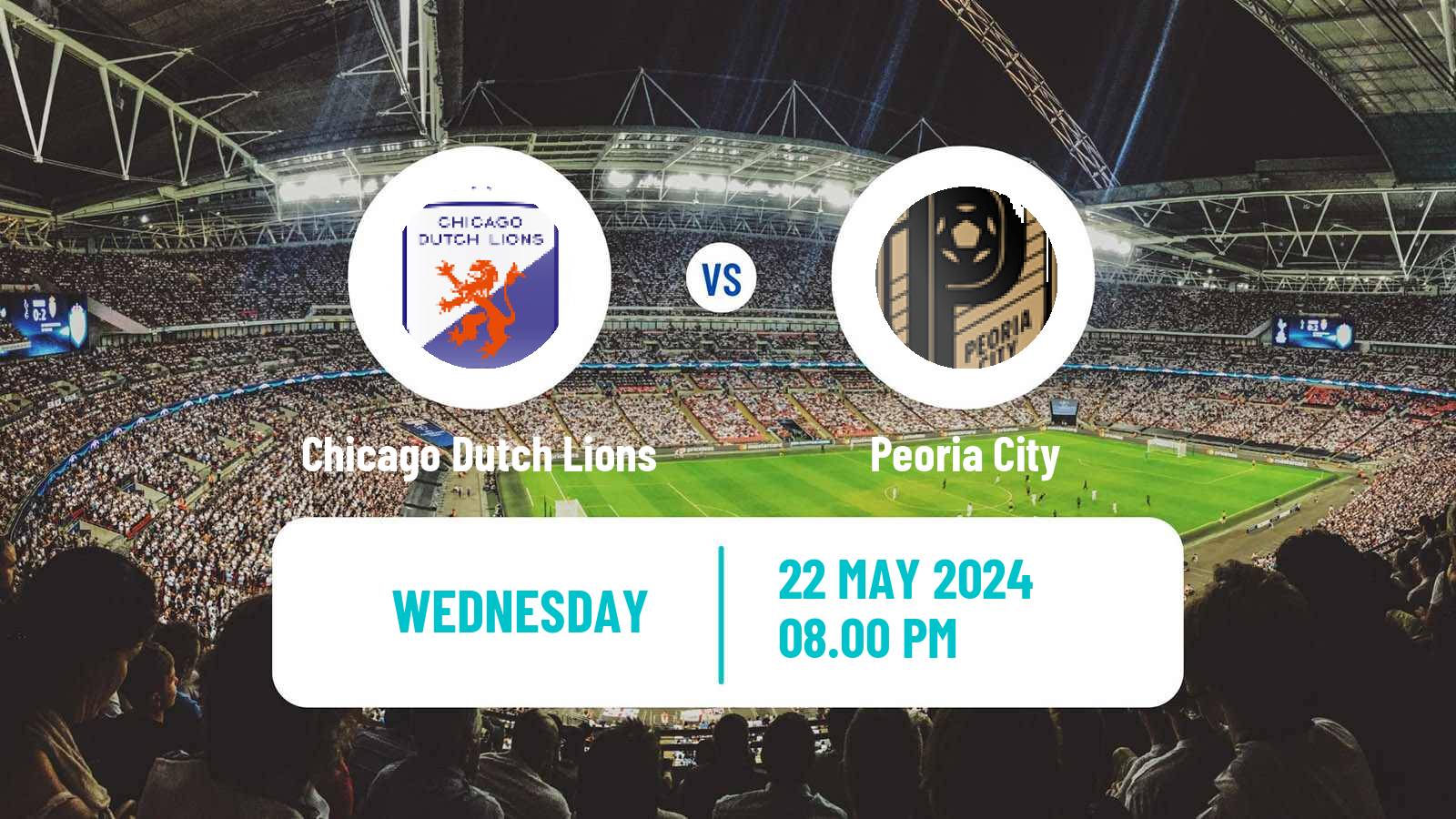 Soccer USL League Two Chicago Dutch Lions - Peoria City