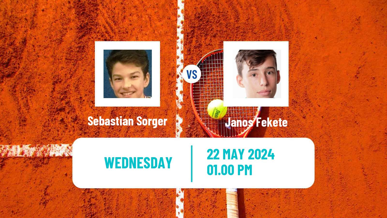 Tennis ITF M15 Bol Men Sebastian Sorger - Janos Fekete