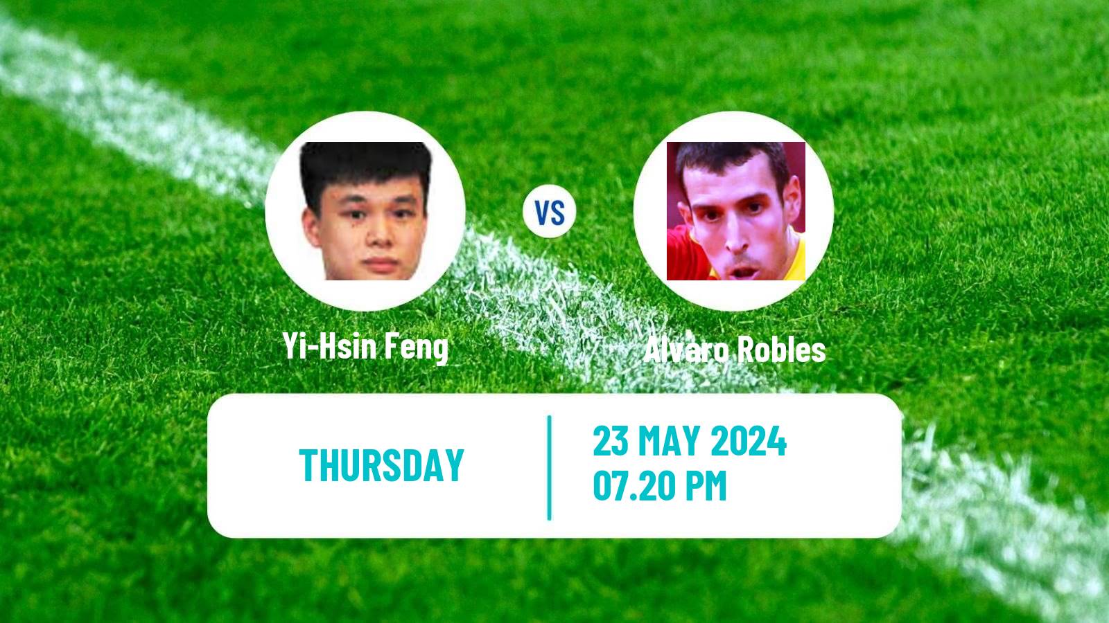 Table tennis Wtt Contender Rio De Janeiro Men Yi-Hsin Feng - Alvaro Robles