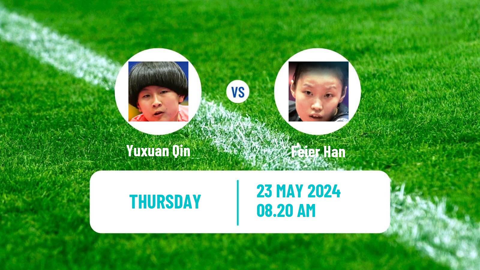 Table tennis Wtt Contender Taiyuan Women Yuxuan Qin - Feier Han