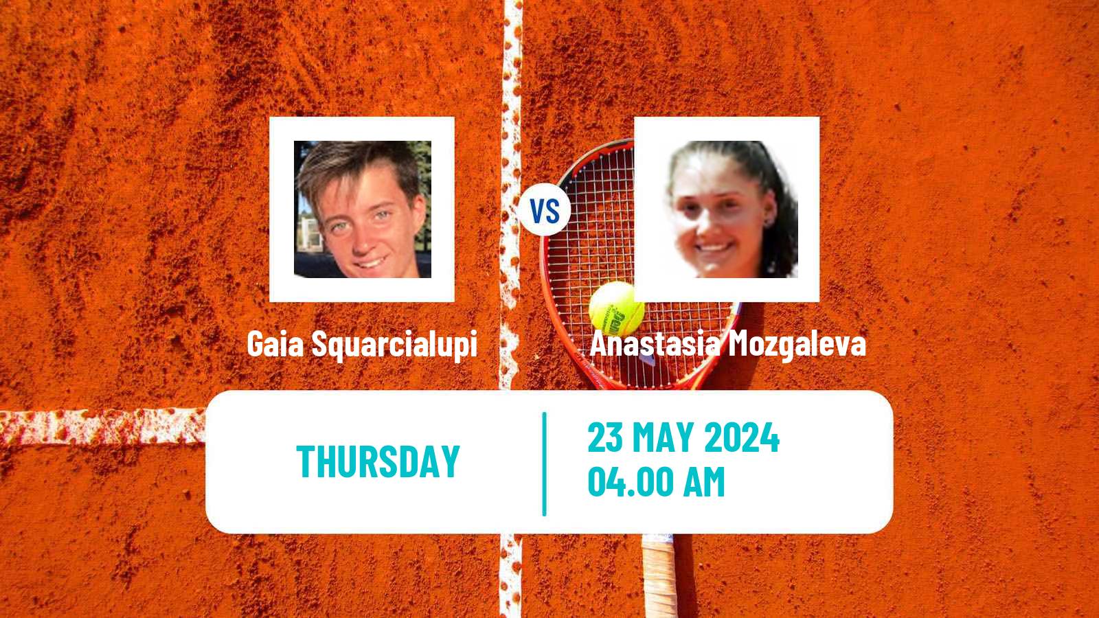Tennis ITF W15 Bol Women Gaia Squarcialupi - Anastasia Mozgaleva