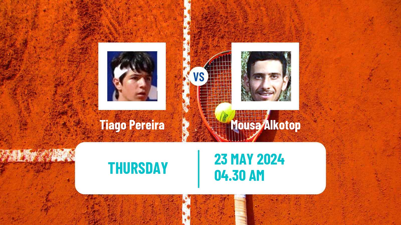 Tennis ITF M15 Monastir 21 Men Tiago Pereira - Mousa Alkotop