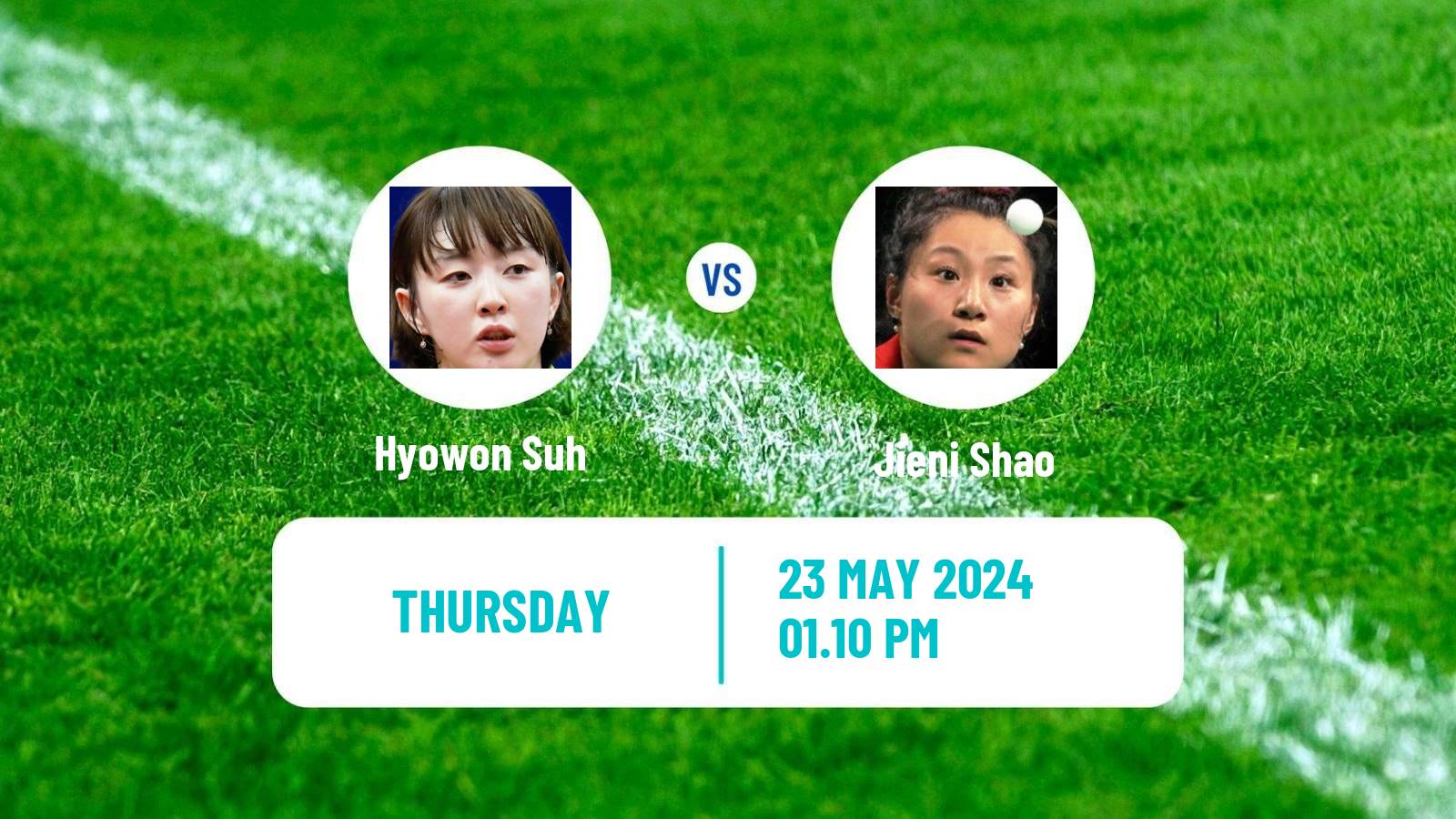 Table tennis Wtt Contender Rio De Janeiro Women Hyowon Suh - Jieni Shao