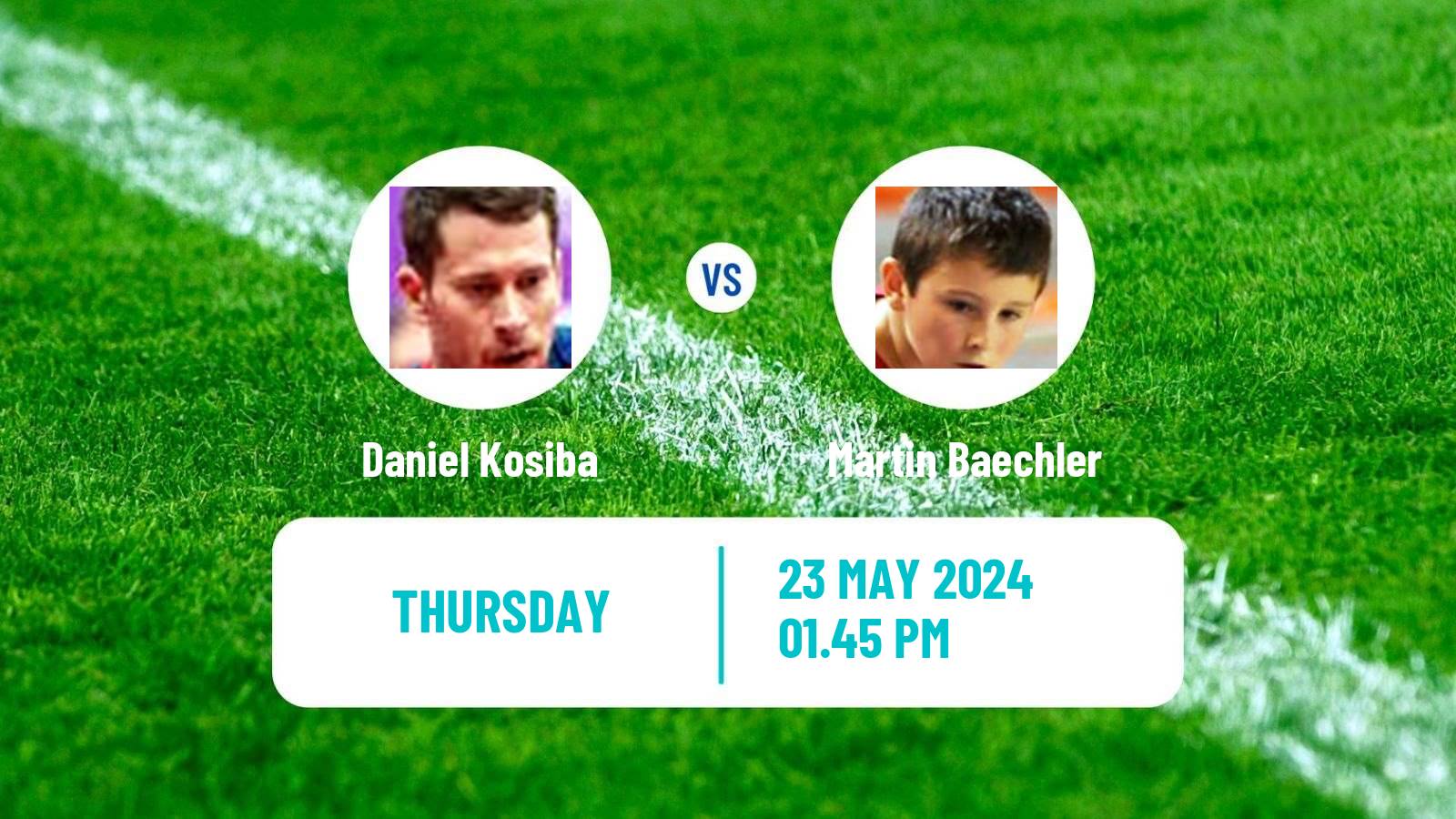 Table tennis Tt Star Series Men Daniel Kosiba - Martin Baechler