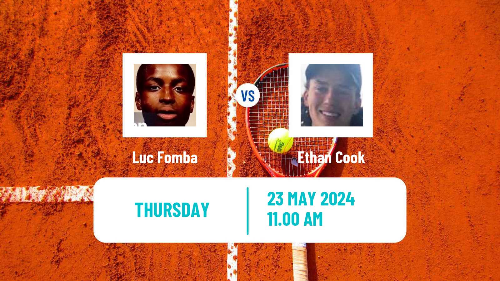 Tennis ITF M15 Monastir 21 Men Luc Fomba - Ethan Cook