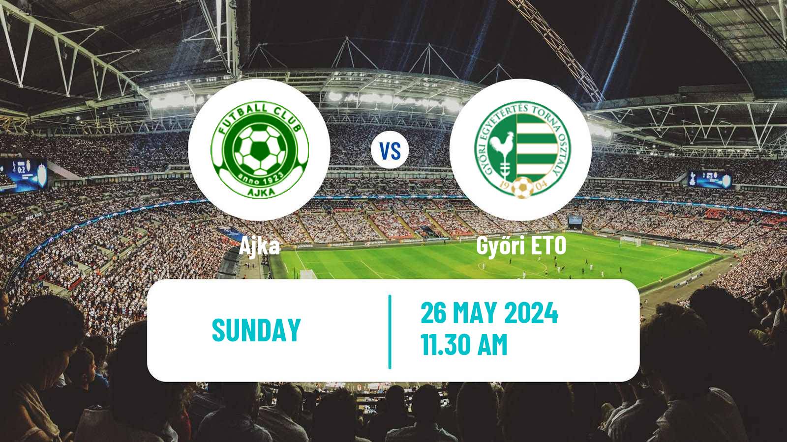 Soccer Hungarian NB II Ajka - Győri ETO
