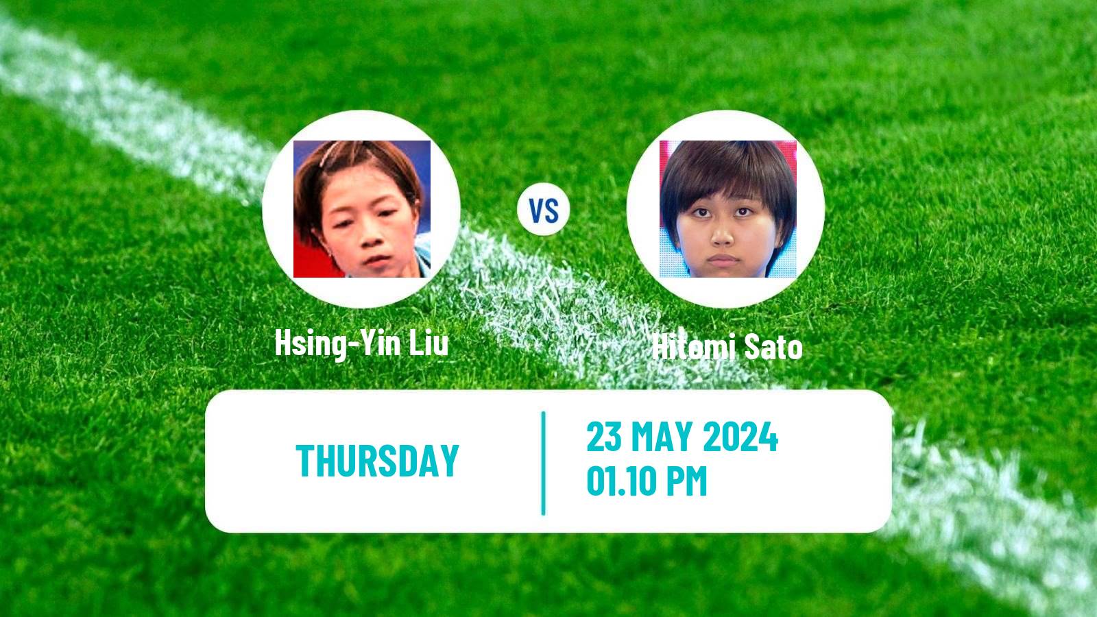Table tennis Wtt Contender Rio De Janeiro Women Hsing-Yin Liu - Hitomi Sato