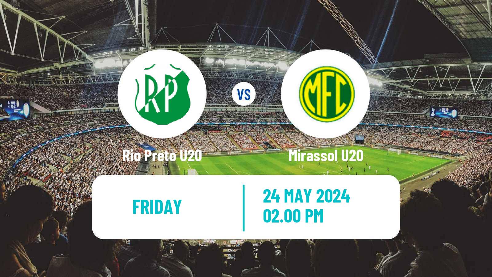 Soccer Brazilian Paulista U20 Rio Preto U20 - Mirassol U20