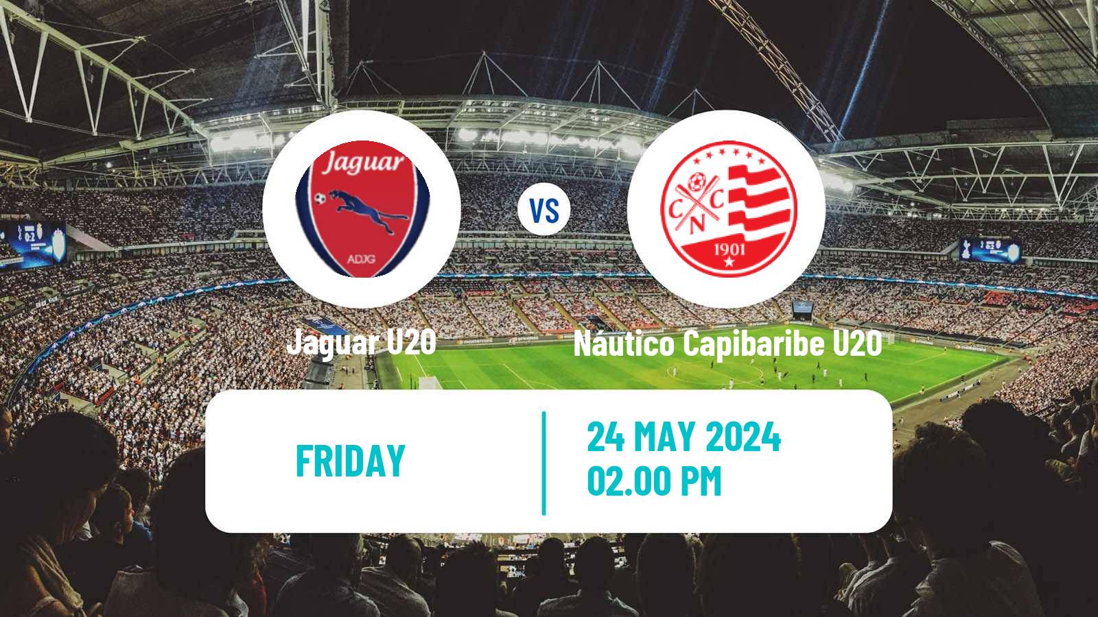 Football Brazilian Pernambucano U20 Jaguar U20 - Náutico Capibaribe U20