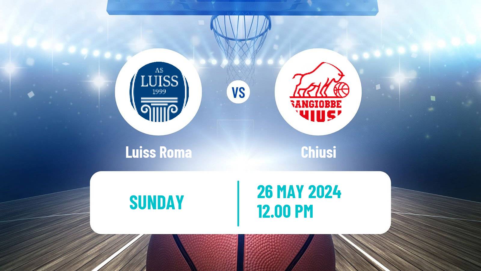 Basketball Italian Serie A2 Basketball Luiss Roma - Chiusi