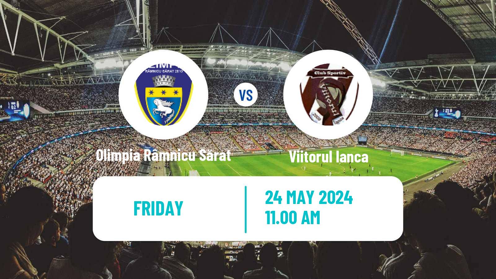 Soccer Romanian Liga 3 - Seria 2 Râmnicu Sărat - Viitorul Ianca