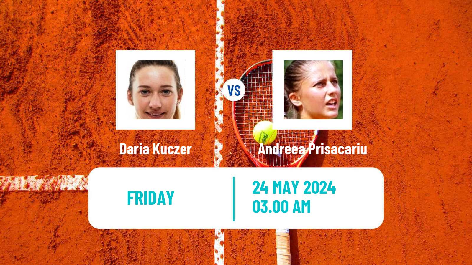 Tennis ITF W35 Kursumlijska Banja Women Daria Kuczer - Andreea Prisacariu