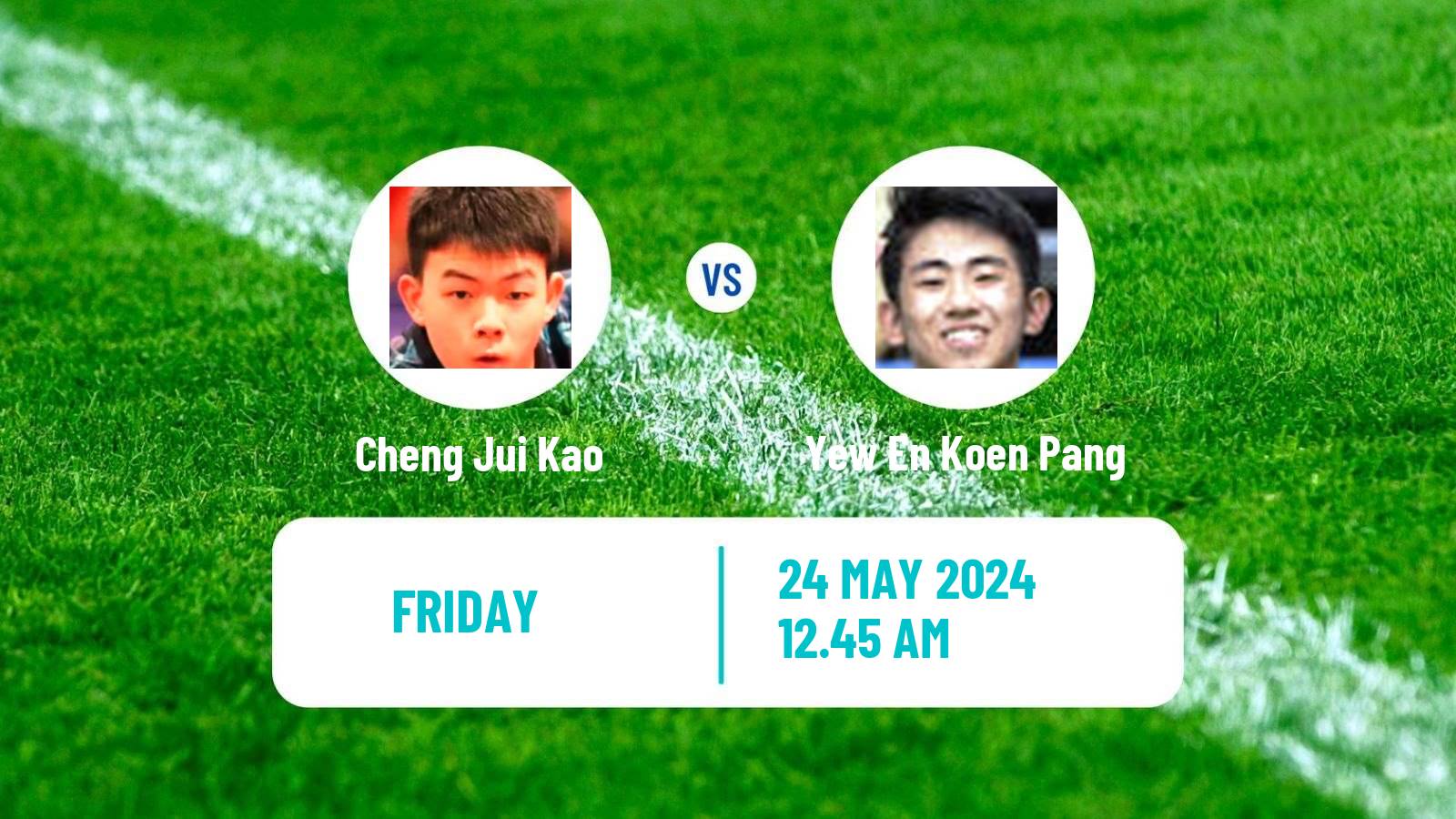 Table tennis Wtt Contender Taiyuan Men Cheng Jui Kao - Yew En Koen Pang