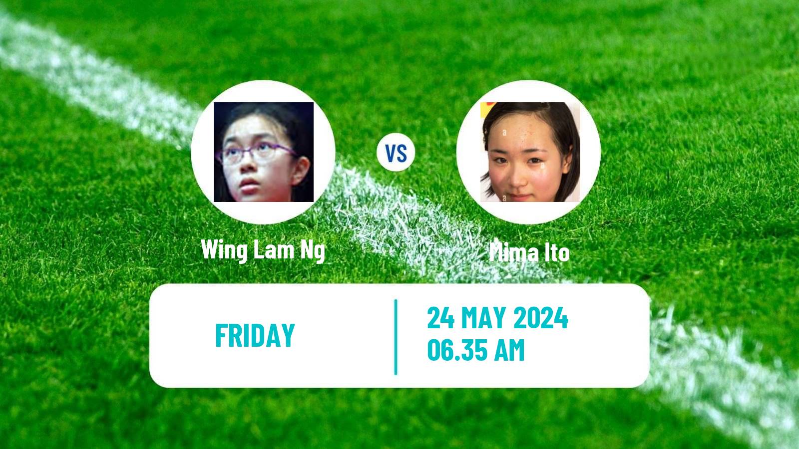 Table tennis Wtt Contender Taiyuan Women Wing Lam Ng - Mima Ito