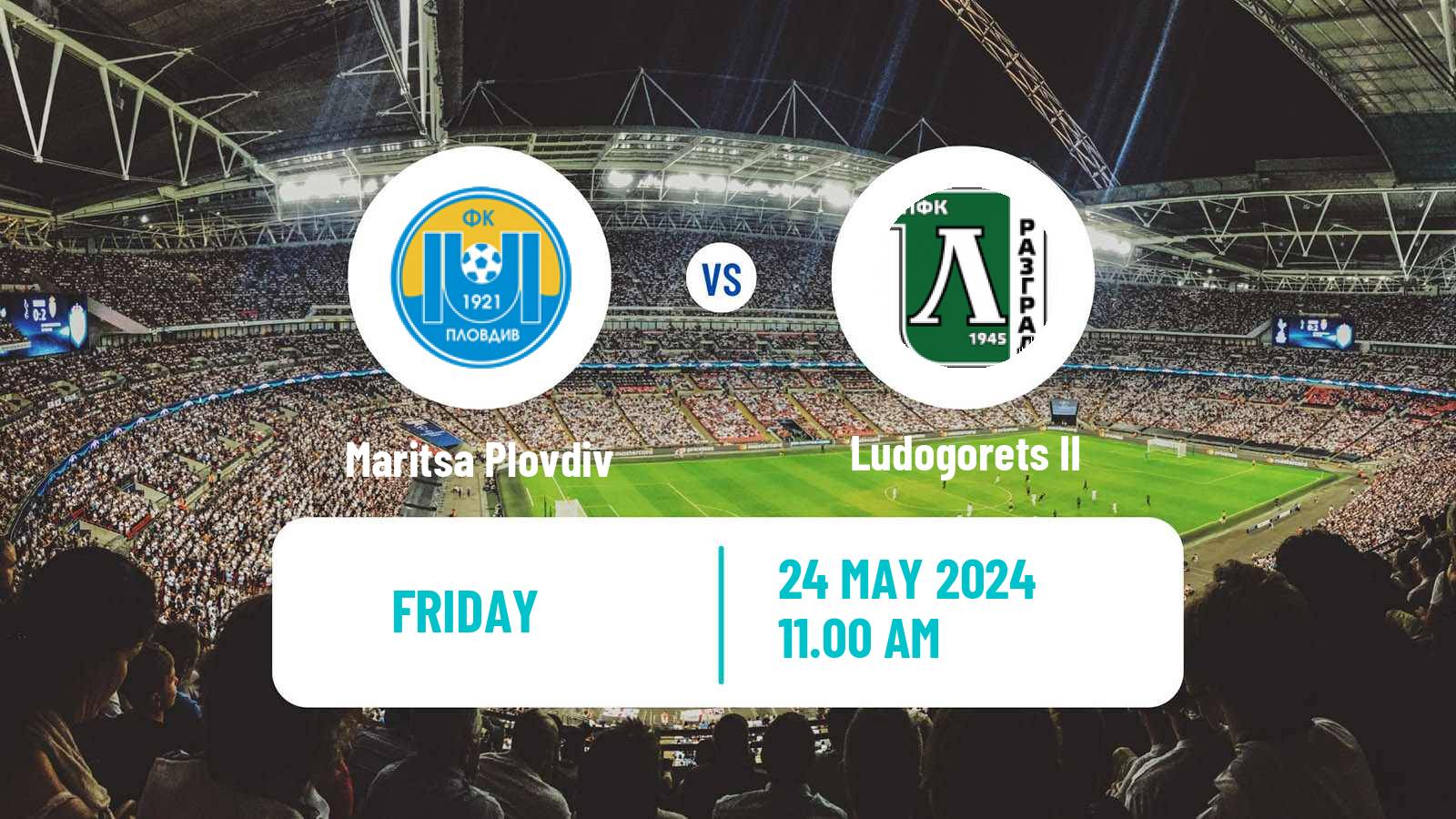 Soccer Bulgarian Vtora Liga Maritsa Plovdiv - Ludogorets II