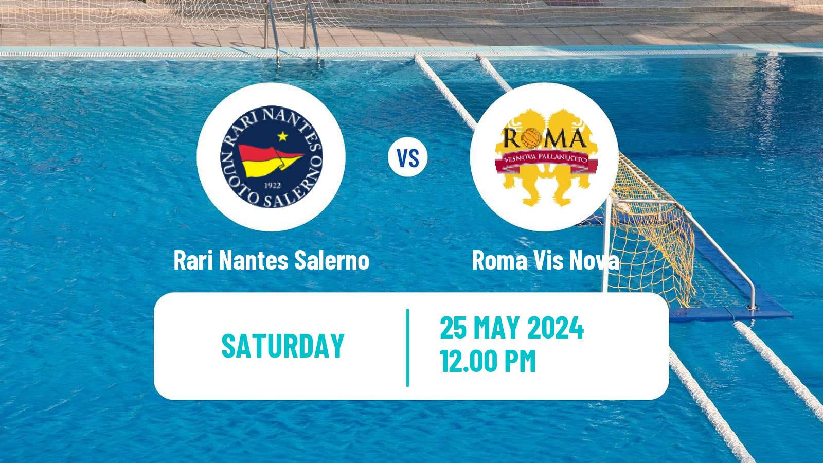 Water polo Italian A1 Water Polo Rari Nantes Salerno - Roma Vis Nova