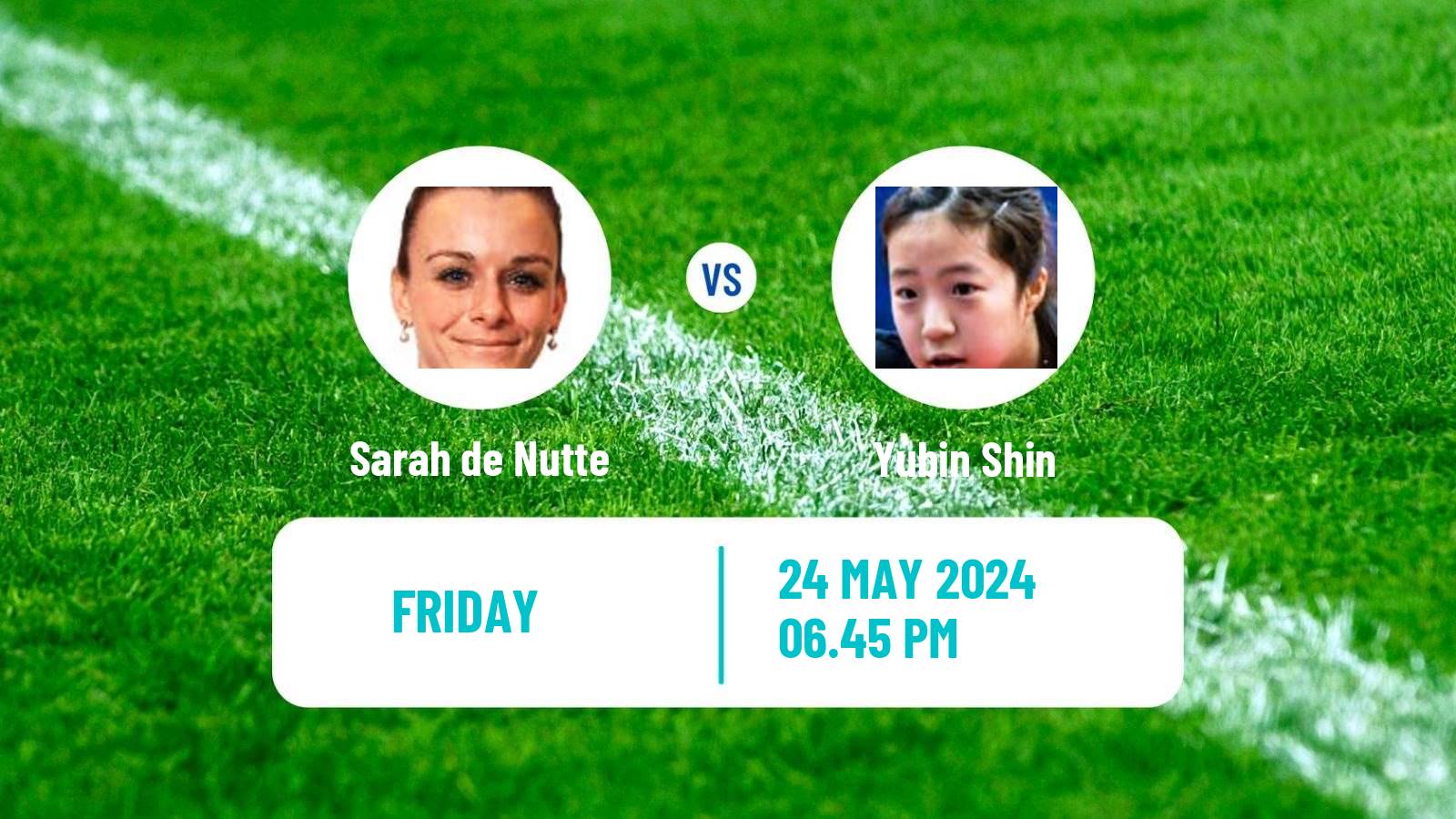 Table tennis Wtt Contender Rio De Janeiro Women Sarah de Nutte - Yubin Shin