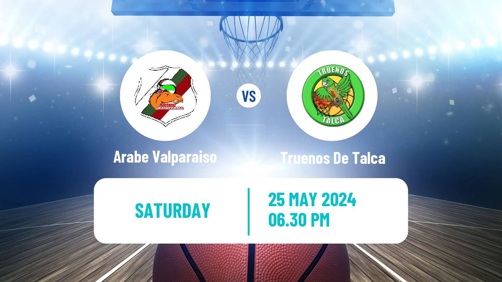 Basketball Chilean LNB 2 Arabe Valparaiso - Truenos De Talca