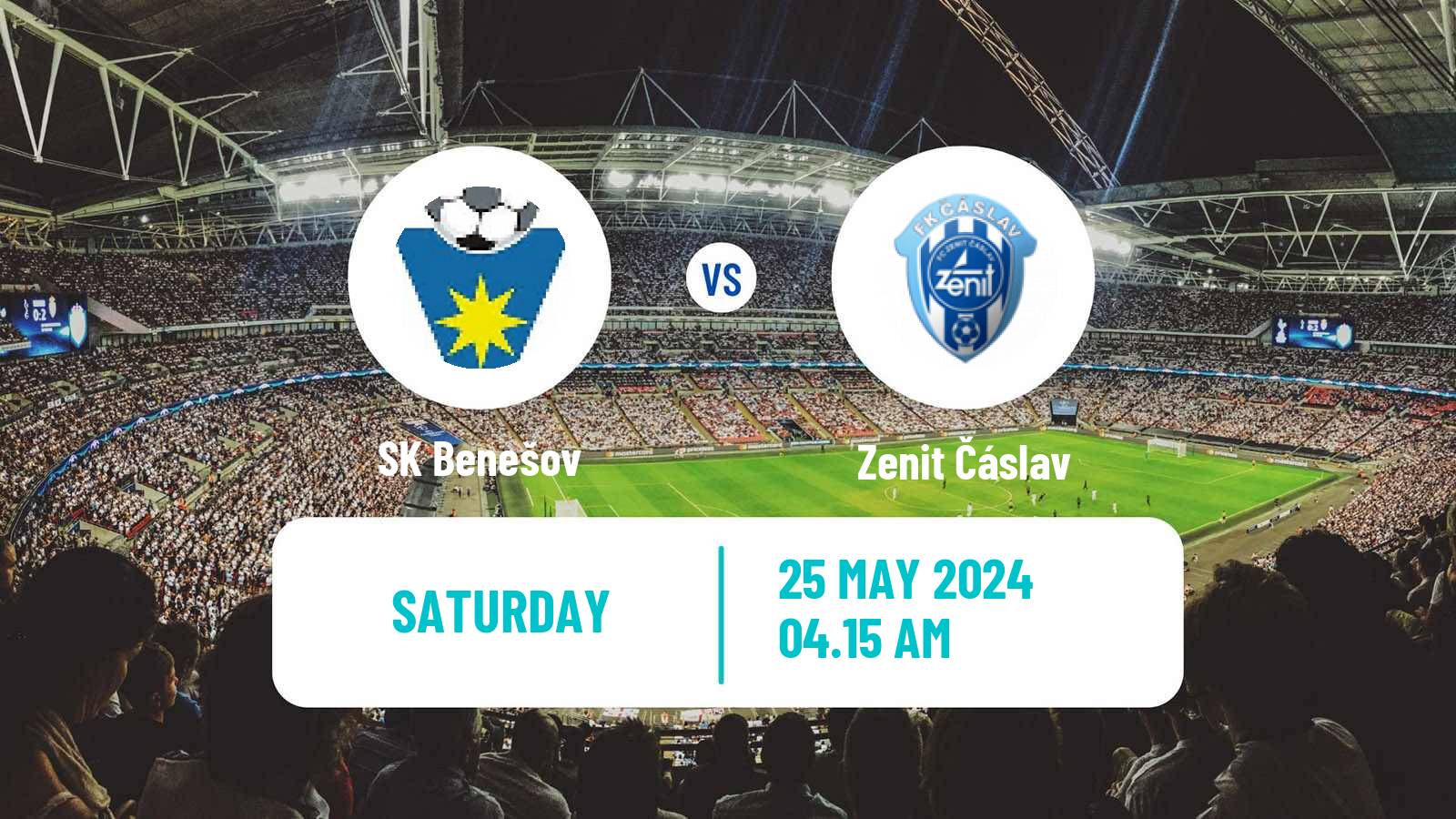 Soccer Czech Division C Benešov - Zenit Čáslav