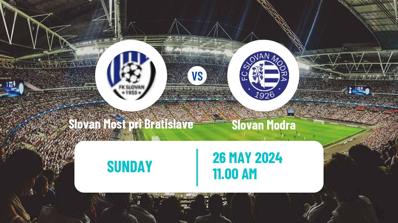 Soccer Slovak 4 Liga Bratislava Slovan Most pri Bratislave - Slovan Modra