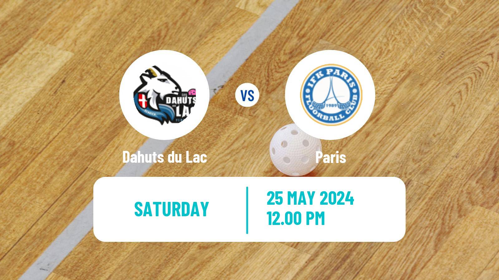 Floorball French Division 1 Floorball Dahuts du Lac - Paris